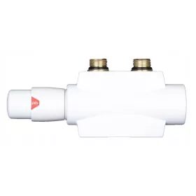    Duoplex-Thermostat-Set weiß – universell gerade und eckig