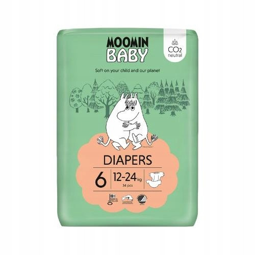  Muumi Mumin Babywindeln Größe 6 34 Stk.