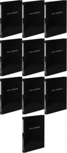  Personalakten A4/20mm 2R schwarz VauPe