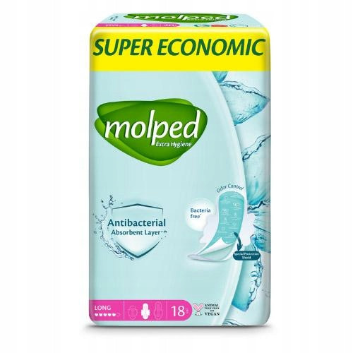  Molped Extra Hygiene antibakterielle Damenbinden 18 Stk.