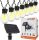  SuperLED 550 cm Solar-Lichterkette, schwarz