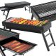  FALTBARER GARTENGRILL TRAGBARER TOURISTENGRILL HOLZKOHLE-CAMPINGGRILL