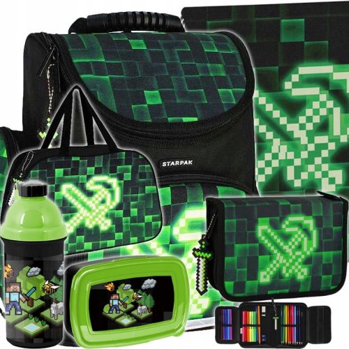  Schultasche mit mehreren Fächern 1l Starpak + 5 weitere Produkte