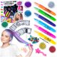  TATTOO- UND HAARDEKO-SET + PERLEN