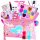  KOSMETIK-SET FÜR MEERJUNGFRAU-NÄGEL-MAKE-UP