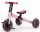  Kinderkraft 4TRIKE CA Dreirad Fahrrad Schwarz, Pink