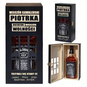    ALKOHOLBOX EIN LUSTIGES GESCHENK FÜR DIE JUNGGESELLSCHAFTSPARTY DES BRUDERS