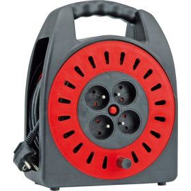  Vorel-Verlängerungskabel 15 m, 4 Stück, schwarz