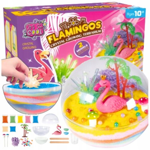  PÄDAGOGISCHES SET LITTLE CHEMIST ZUCHT KRISTALLE MEERJUNGFRAU FARBIGE POWDER