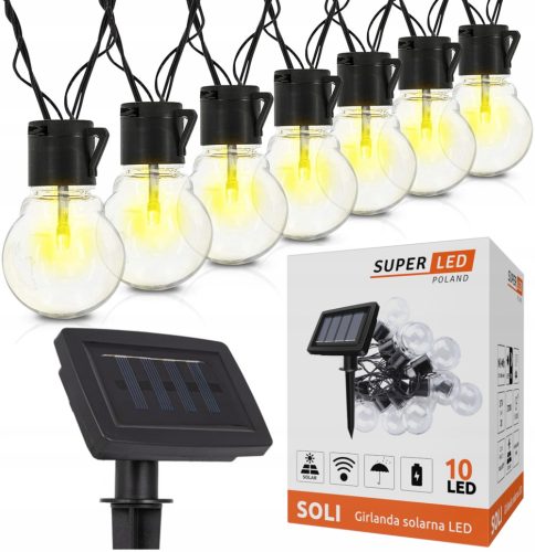  SuperLED-Girlande 280 cm Solar
