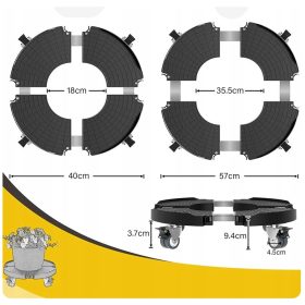  Qvant Blumentopfständer 47 cm, Kunststoff