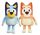  BLUEY UND BINGO SET MASKOTTCHEN PLÜSCHSPIELZEUG KUSCHEL BLAU 40 cm