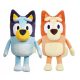  BLUEY UND BINGO SET MASKOTTCHEN PLÜSCHSPIELZEUG KUSCHEL BLAU 40 cm