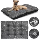  Hundebett Wasserdichtes Knochenkissen Silberbett XL 120x80 cm