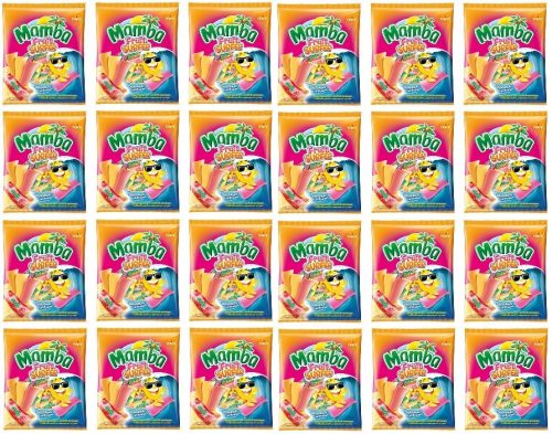 24x 140g MAMBA Fruit Surfer Pack – Fruchtiges Kaubonbon-Sortiment