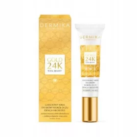  Dermka Gold 24K Creme für die Haut um die Augen 15 ml