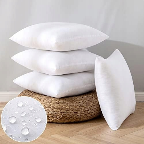  Gartenstuhlkissen 42x42 cm geknotetes wasserdichtes gestepptes Set