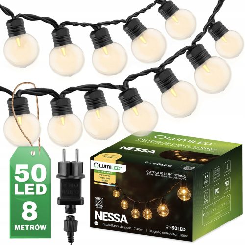  Lumiled Lichterkette 809 cm transparent
