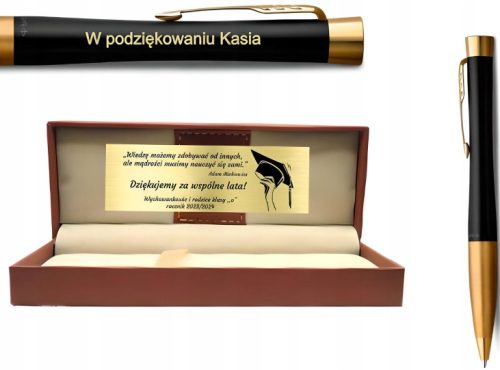  Parker Urban GT schwarzer Kugelschreiber mit graviertem Leder, ein Geschenk für Mama und Papa