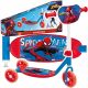  Dreirädriger SPIDERMAN-Aluminiumroller FALTBAR für KINDERTAG 2+