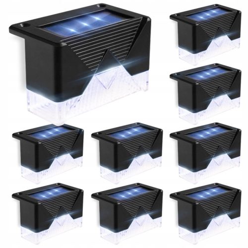 XBAY Solarlampe, schwarz, 7,8 cm, 8 Stk.