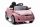  Kinderfahrzeug Fiat 500e 2x45W 12V5Ah EVA-Räder ROSA + GRATIS Schleife
