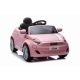  Kinderfahrzeug Fiat 500e 2x45W 12V5Ah EVA-Räder ROSA + GRATIS Schleife