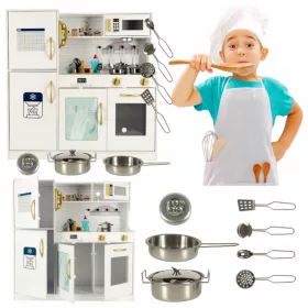  Holzküche für Kinder mit Kühlschrankzubehör