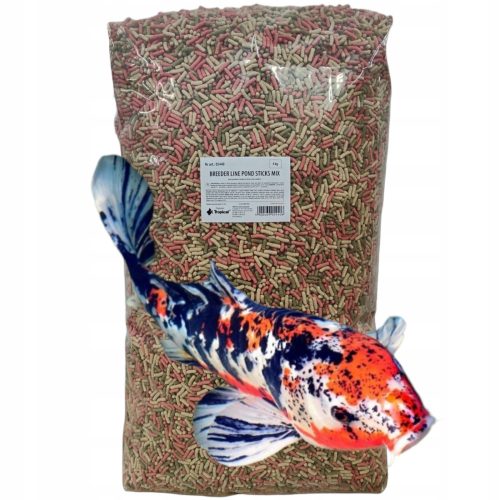  KOI PREMIUM MIX 50L 4kg FISCHFUTTER SCHWIMMENDE STICKS 3 FARBEN