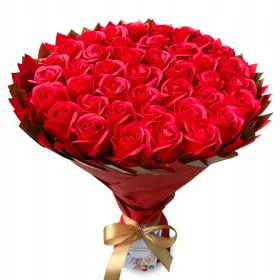    Seifenstrauß, Seifenblumen, Rosen, 40 Stk. Geschenk zum 40. Geburtstag. Jubiläum