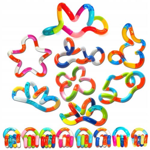  Sinnesspielzeug Anti-Stress-Spielzeug FIDGET TOYS Schlangenspirale 8 Stück