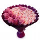  Süßer Blumenstrauß mit Raffaello- und Seifenrosen. Geschenk zum Geburtstag oder zur Hochzeit