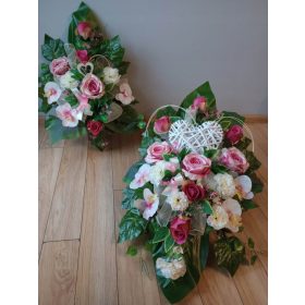  Friedhofsdekoration GRABkomposition HERZ SET