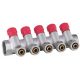  X-HOME PEX-VERTEILER 1" x 16 mm 5 KREISE WARMWASSERABSCHNITTE FÜR WARMWASSER-MONO