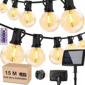  Solarlampe, schwarz, 1500 cm, 1 Stk.