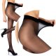  T-BAND-Strumpfhose ohne Höschen, 15 den, dünn, eleganter Phänomennebel