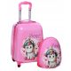  EINHORN KOFFER KINDER SET 4 RÄDER RUCKSACK