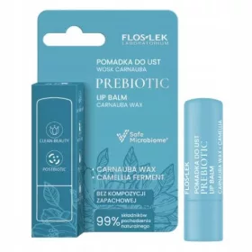    PRÄBIOTISCHE LIPPENPFLEGE Präbiotischer Lippenstift Carnaubawachs 4g - Floslek