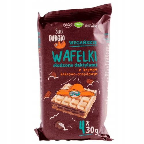  Super Fudgio Waffeln mit Kokosnusscreme 4 x 30 g