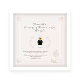  SOUVENIR DER ERSTEN HEILIGEN KOMMUNION MIT LEGO MINIFIGUR