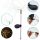  Forever Light eingebettete Solarlampe, Silber, 95 cm, 1 Stk.