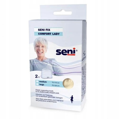  SENI Fix Comfort Lady Elastisches Fixierhöschen für Damen M beige, 2 Stk.