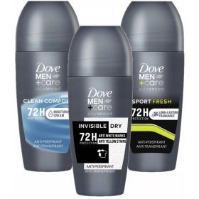  Dove Men+Care Antitranspirant Roll-on 50 ml, drei Sorten