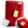  Gold-Umschlag-Halskette mit Gravur für Geschenkidee zum Muttertag. Stahl