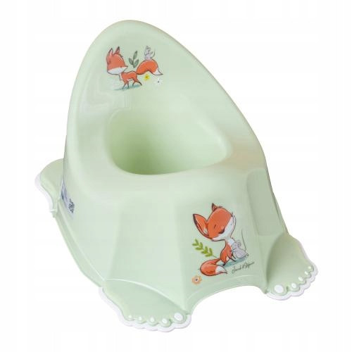  TEGA PO-069-112 Anti-Rutsch-Töpfchen mit Spieluhr FOREST STORY grün