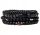  DAMEN-ARMBAND-SET 4in1 NATURSTEINE ONYX, GRANIT UND HOLZ