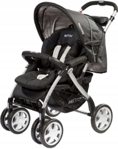  Britton Allroad Kinderwagen, SCHWARZ/GRAU