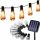  Solarlampe, schwarz, 7 cm, 20 Stk.