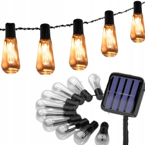  Solarlampe, schwarz, 7 cm, 20 Stk.