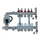  Fußbodenheizungsverteiler 8 mit WILO PUMP GROUP für Fußbodenheizung